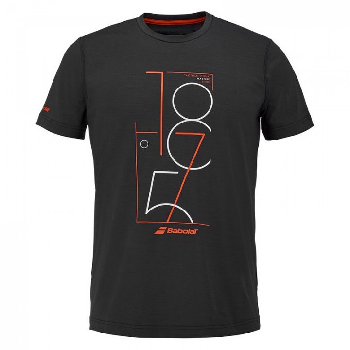 Babolat Exercise Graphic Tee Black